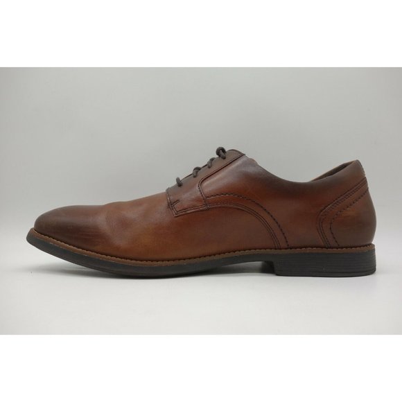 Rockport Brown Leather Lace Up Dress Oxfords Shoes Men\'s 13 W main image 8